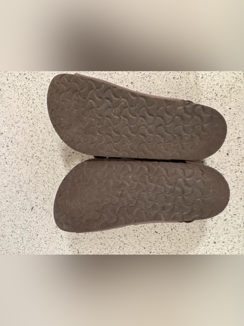 Birkenstock Milano Brown Suede Triple Strap Sandals Size 12 - Picture 8 of 10